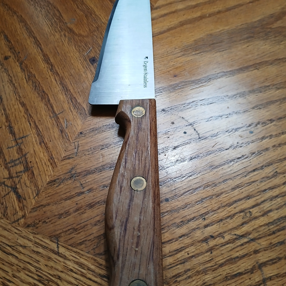 Vintage Regent Rosewood Handle Kitchen Knife